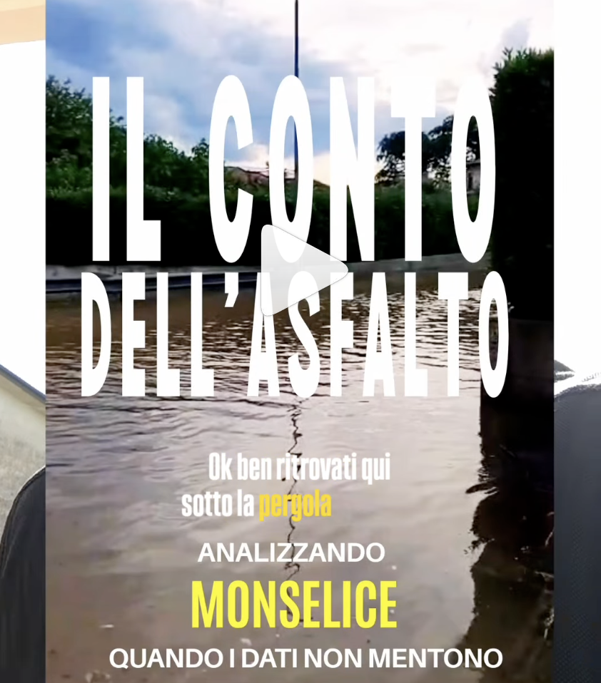 Il conto dell'asfalto